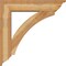 Ekena Millwork Thorton Traditional Rough Sawn Bracket w/ Offset Brace, Western Red Cedar, 8"W x 36"D x 36"H BKT0806X36X36THR01RWR - alternate 4